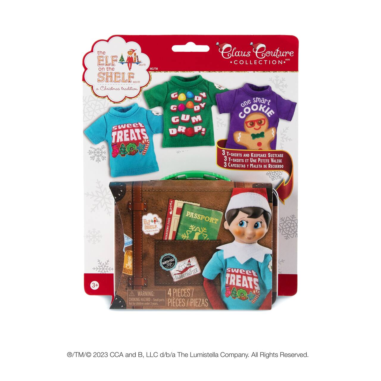 Elf on the Shelf&#xAE; Claus Couture Collection&#xAE; Sweet Treats Tees Toy Accessories